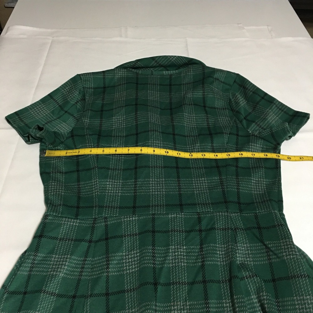 Her Universe Harry Potter Slytherin Dress Women XXL Green Plaid NWT $60.00 - Picture 7 of 8